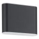 EGLO, 901025, GRUTTI, wall lamp, 3000 K, 4000 K, 6500 K, LED, 2X2.9W, IP65, transparent
