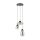 EGLO, 390299, SARNARRA, pendant, 2700 K, LED, 3X5.4W, Dimmable, IP20, translucent black, transparent