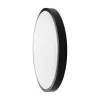 VT-8618 18W Led Dome Light 3000K Round Black Frame Ip44