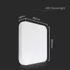 VT-8618-N 18W Led Dome Light 3000K Square White Frame Ip44
