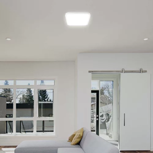 VT-8618-N 18W Led Dome Light 4000K Square White Frame Ip44