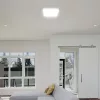 VT-8618-N 18W Led Dome Light 6500K Square White Frame Ip44