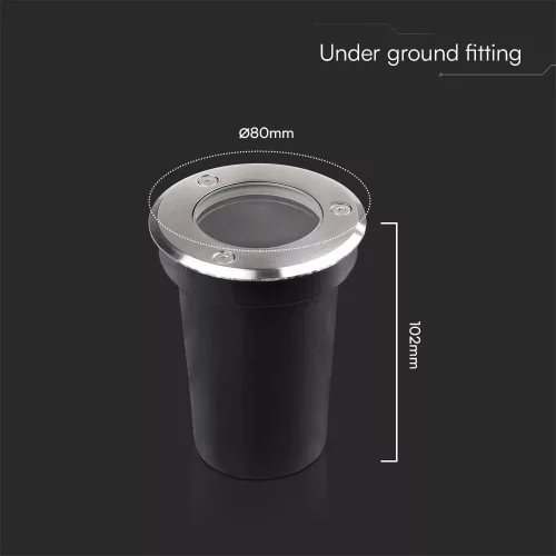 VT-1127 Mini Gu10 Underground Fitting Rd