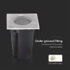 VT-1127 Mini Gu10 Underground Fitting Sq