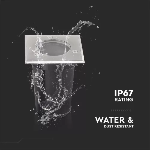 VT-1127 Mini Gu10 Underground Fitting Sq