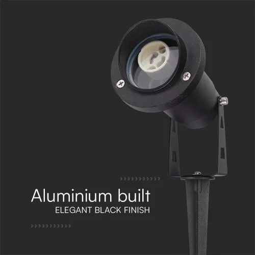 VT-1126 Mini Gu10 Garden Spike (105X75X245Mm) Aluminium Body