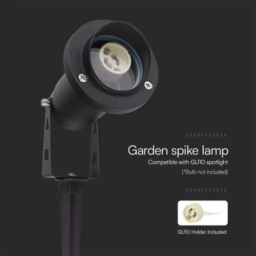 VT-1126 Mini Gu10 Garden Spike (105X75X245Mm) Aluminium Body