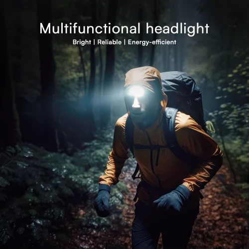 VT-9902 3W Smd Rechargeable Head Light With Belt Rgb Ip43