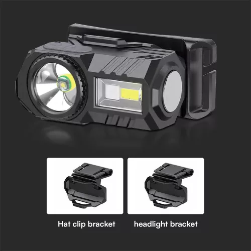 VT-9902 3W Smd Rechargeable Head Light With Belt Rgb Ip43