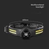 VT-9901 3W Smd + 5W Cob Silicon Head Light With Belt Rechargeable Ip43