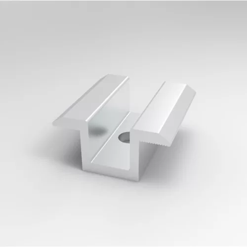 MIDDLE CLAMP 20mm-WIDE/19mm-HIGH - ALUMINIUM