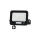 LED SMD FLOODLIGHT BLACK 10W 90lm/W AC180-265V 120° IP65 4000K + SENSOR - 15cm CABLE