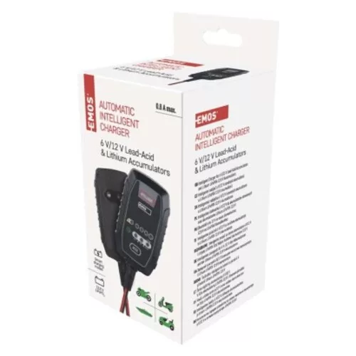 EMOS Car battery charger 6/12V 0.8A