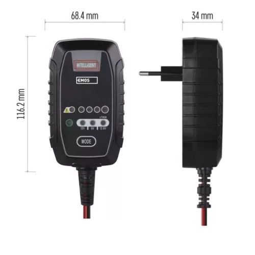 EMOS Car battery charger 6/12V 0.8A