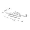 Rábalux , 71050 , Sindri , Ceiling lights , black , IP20 , 3000, 4000