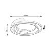 Rábalux , 71288 , Holize , Ceiling lights , gold , IP20 , 4000
