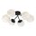 Rábalux , 71294 , Meduza , Ceiling lights , matte black , IP20 , E14