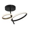 Rábalux , 71296 , Emilion , Ceiling lights , black/ gold , IP20 , 4000