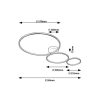 Rábalux , 71297 , Formand , Ceiling lights , black , IP20 , 3000