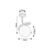 Rábalux , 71301 , Sarabi , Ceiling lights , gold , IP20 , E27