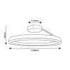 Rábalux , 71302 , Isaure , Ceiling lights , black , IP20 , 3000, 4000, 6500