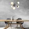 Rábalux , 72194 , Meduza , Pendants , matte black , IP20 , E14