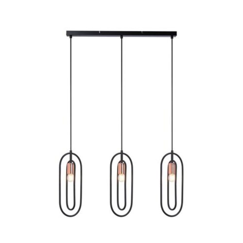 Rábalux , 72264 , Rovier , Pendants , matte black , IP20 , E27