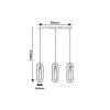 Rábalux , 72264 , Rovier , Pendants , matte black , IP20 , E27