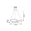 Rábalux , 72297 , Formand , Pendants , black , IP20 , 3000