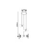 Rábalux , 72300 , Lition , Pendants , black , IP20 , G9