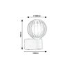 Rábalux , 75021 , Colzar , Wall lights , matte black , IP44 , G9