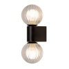 Rábalux , 75022 , Colzar , Wall lights , matte black , IP44 , G9