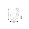 Rábalux , 76023 , Jocker , Decorative lights , black , IP20