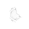 Rábalux , 70203 , LiTrack Connect+ , Connecting element , black