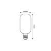 Rábalux , 79006 , Filament-LED , LED Filament bulbs , transparent , IP20 , E27 , 4000