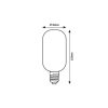 Rábalux , 79008 , Filament-LED , LED Filament bulbs , amber , IP20 , E27 , 3000