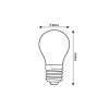 Rábalux , 79020 , Filament-LED , LED Filament bulbs , transparent , IP20 , E27 , 4000