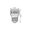 Rábalux , 79026 , SMD-LED , LED bulbs , gold , IP20 , E27 , 3000