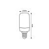 Rábalux , 79030 , Filament-LED , LED bulbs , transparent , IP20 , E14 , 4000
