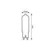 Rábalux , 79034 , Filament-LED , LED bulbs , transparent , IP20 , G9 , 4000