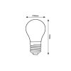 Rábalux , 79050 , Filament-LED , LED Filament bulbs , transparent , IP20 , E27 , 2700