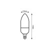 Rábalux , 79056 , SMD-LED , LED bulbs , white , IP20 , E14 , 3000