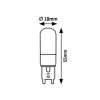 Rábalux , 79104 , SMD-LED , LED bulbs , transparent , IP20 , G9 , 3000