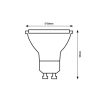 Rábalux , 79108 , SMD-LED , LED bulbs , transparent , IP20 , GU10 , 4000