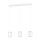 EGLO, 901122, CHIUSELLO-Z, pendant, 2700 K 6500 K, LED, 3X3.7W, Dimmable, IP20, transparent, white