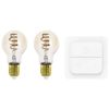 EGLO, 110315, LED bulb, 2200 K 6500 K, E27, 2X4.9W, Dimmable, amber