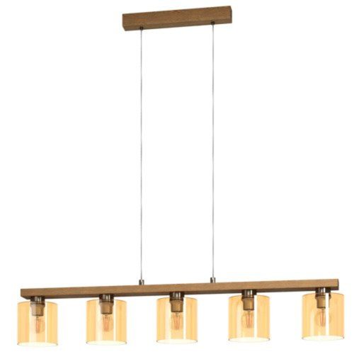 EGLO, 901292, CASTRALVO, pendant, E27, 5X28W, IP20, amber