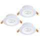 EGLO, 901117, CALONGE RGB, recessed lamp, 2700 K 6500 K, LED, 3X3.8W, Dimmable, IP20, IP44
