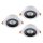 EGLO, 901118, CALONGE RGB, recessed lamp, 2700 K 6500 K, LED, 3X3.8W, Dimmable, IP20, IP44