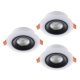 EGLO, 901118, CALONGE RGB, recessed lamp, 2700 K 6500 K, LED, 3X3.8W, Dimmable, IP20, IP44